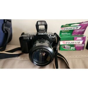 Minolta Maxxum 3xi  35mm‎ Film Camera Minolta AF Power Zoom 28-80mm f/5.6 Lens